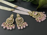 Light Pink Polki Rani Haar