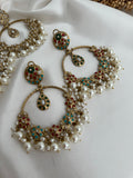 Pink Kundan Earrings