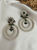 Green Kundan Earrings