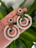 Green Kundan Earrings