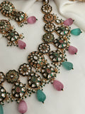 Bridal Green Kundan Necklace Set