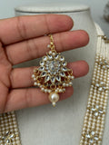 Pearl Kundan Rani Haar