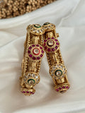 Gold Imitation Kada Set