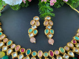 Multi-Colour Kundan Necklace Set