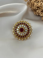 Bridal Kundan Adjustable Ring