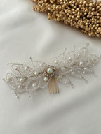 White Crystal Hair Piece