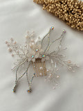 White Crystal Hair Piece