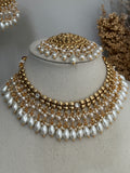 Pearl Gold Necklace Set