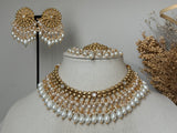 Pearl Gold Necklace Set