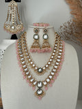 Pink Uncut Kundan Rani Haar