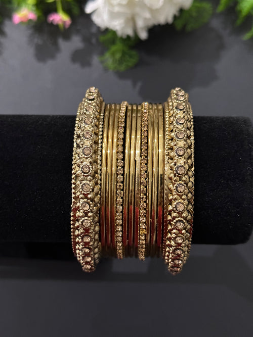 Antique Gold Bangle Set