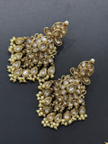 Pearl Kundan Monalisa Earrings