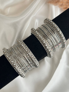 Silver Bangle Set