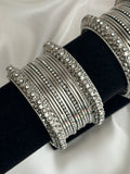 Silver Bangle Set