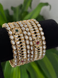 Kundan Bangle Set