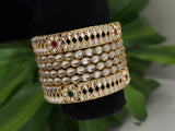 Kundan Bangle Set