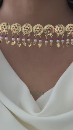 Patra Jadau Choker Set