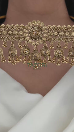 Ruhani Gold Choker Set