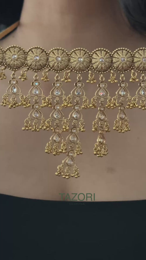 Antique Gold Choker Set