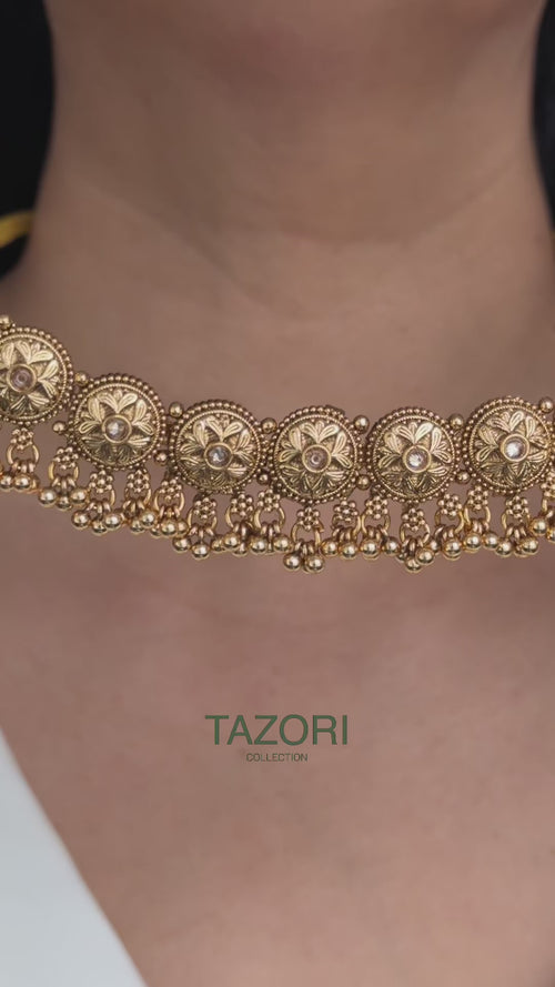 Sonam Gold imitation Choker Set
