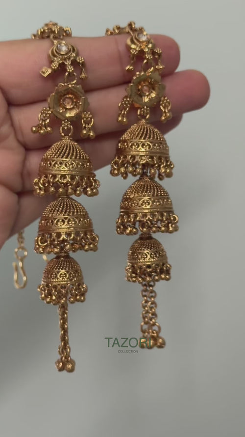 Triple jhumki sahara