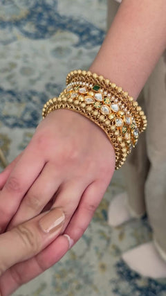 Kundan bangles Set