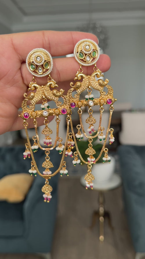 Heritage Kundan Earrings