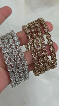 Polki bangles Set of 4
