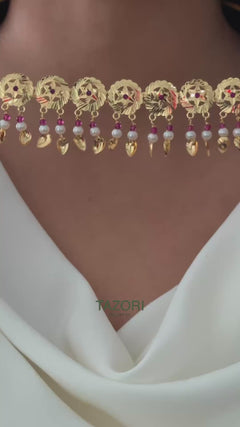 Misha jadau Choker Set