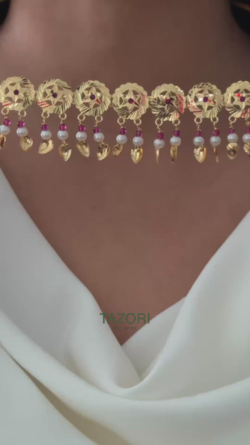 Misha jadau Choker Set