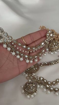 Mirror jhumka  Sahara