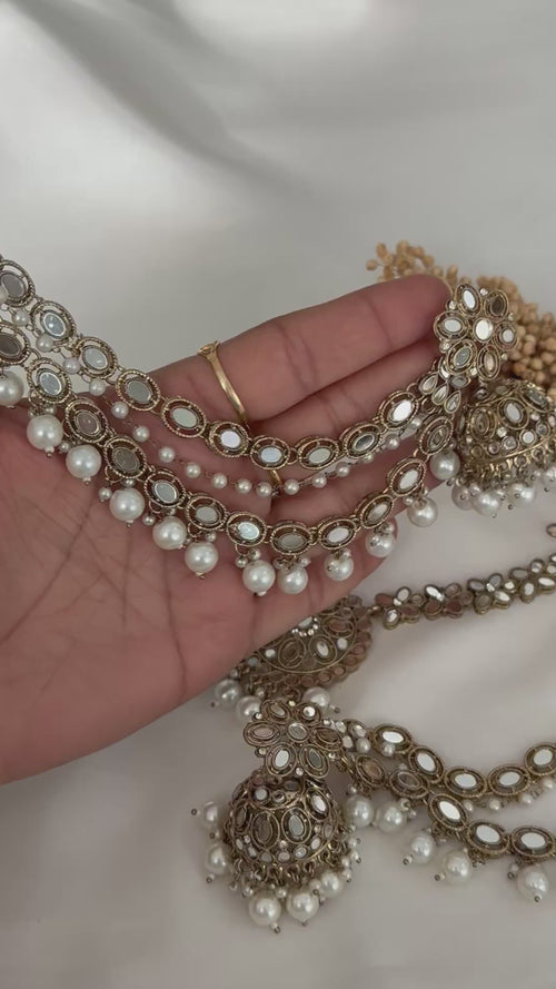 Mirror jhumka  Sahara