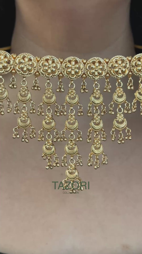 Navya Gold imitation choker Set